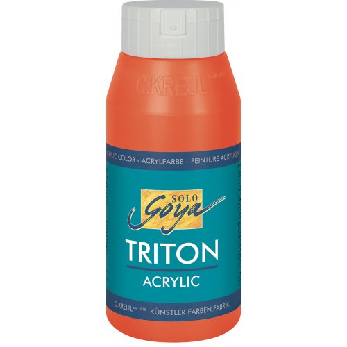 Akrylová barva TRITON SOLO GOYA 750 ml ČERVENÁ