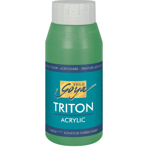 Akrylová barva TRITON SOLO GOYA 750 ml PERMANENTNÍ ZELENÁ