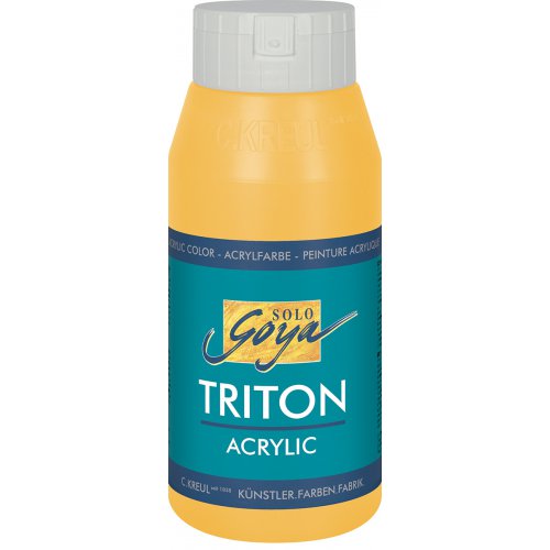 Akrylová barva TRITON SOLO GOYA 750 ml KUKUŘICE ŽLUTÁ