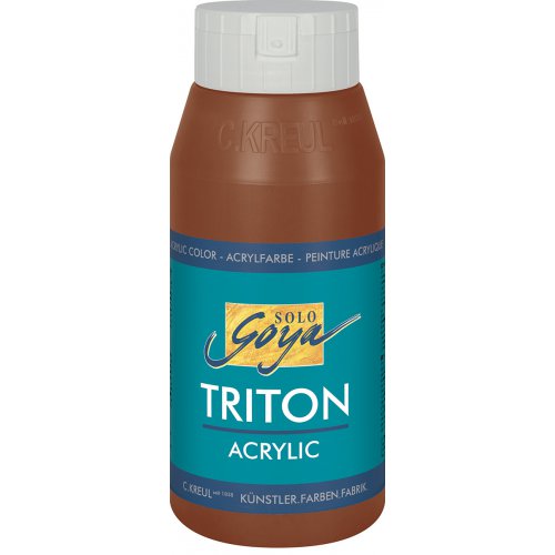 Akrylová barva TRITON SOLO GOYA 750 ml OXID TMAVÁ HNĚDÁ