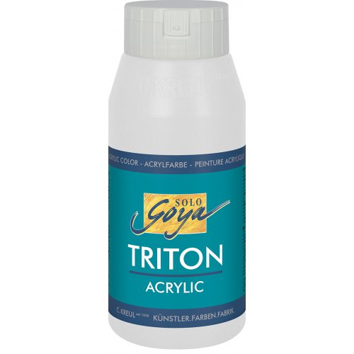 Akrylová barva TRITON SOLO GOYA 750 ml BÍLÁ