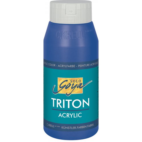 Akrylová barva TRITON SOLO GOYA 750 ml ULTRAMARÍNOVÁ MODRÁ