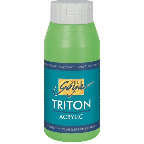 Akrylová barva TRITON SOLO GOYA 750 ml NAŽLOUTLÁ ZELENÁ