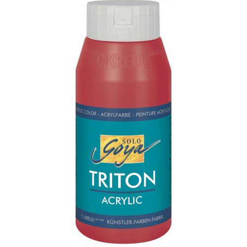 Akrylová barva TRITON SOLO GOYA 750 ml KARMÍNOVÁ