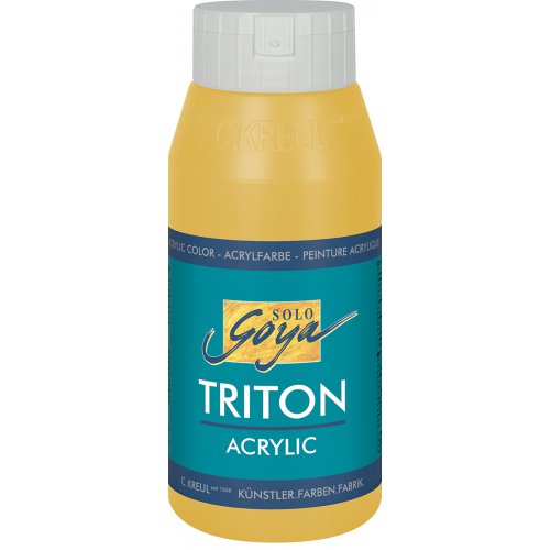 Akrylová barva TRITON SOLO GOYA 750 ml ZLATÁ