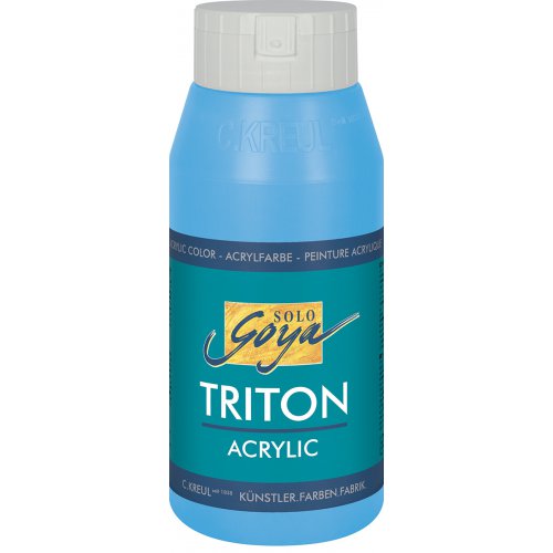 Akrylová barva TRITON SOLO GOYA 750 ml SVĚTLÁ MODRÁ