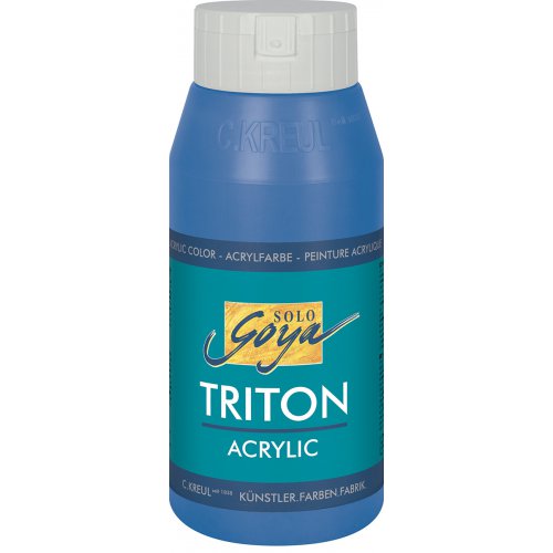 Akrylová barva TRITON SOLO GOYA 750 ml AZUROVÁ MODRÁ