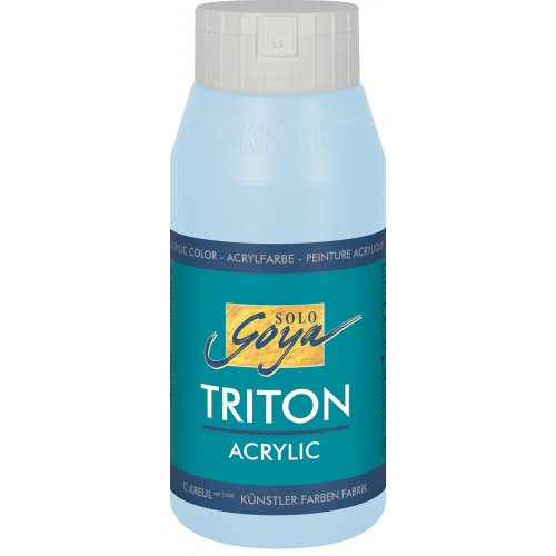 Akrylová barva TRITON SOLO GOYA 750 ml SVĚTLÁ MODRÁ