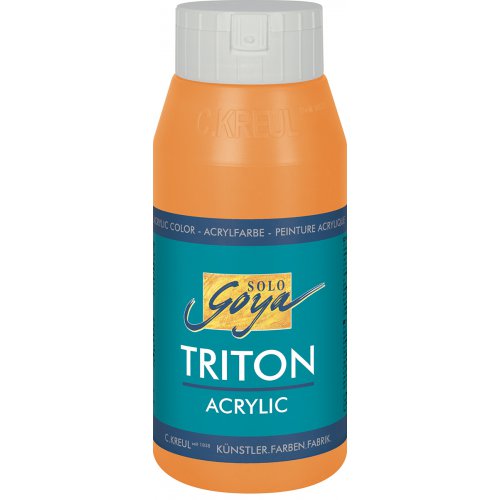 Akrylová barva TRITON SOLO GOYA 750 ml SVÍTÍCÍ ORANŽOVÁ