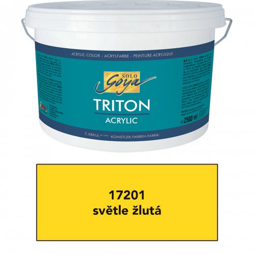 Akrylová barva TRITON SOLO GOYA 2500 ml  ŽLUTÁ