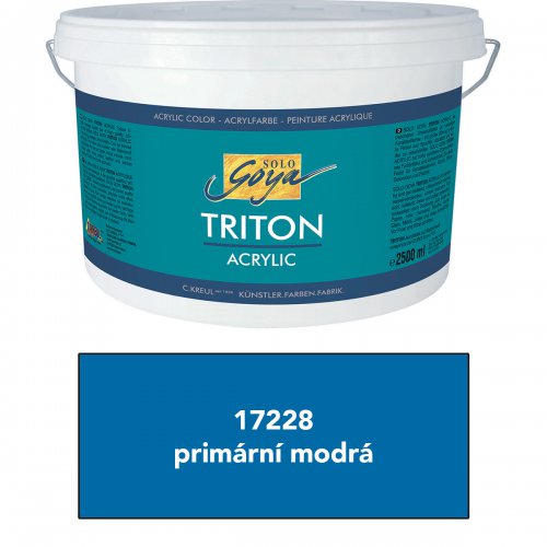 Akrylová barva TRITON SOLO GOYA 2500 ml MODRÁ