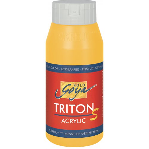 Akrylová barva TRITON SOLO GOYA lesk 750 ml ŽLUTÁ