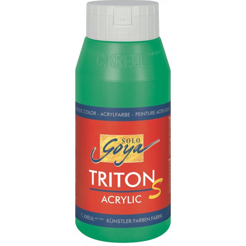 Akrylová barva TRITON SOLO GOYA lesk 750 ml ZELENÁ