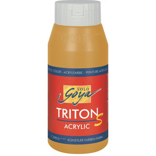 Akrylová barva TRITON SOLO GOYA lesk 750 ml OKROVÁ