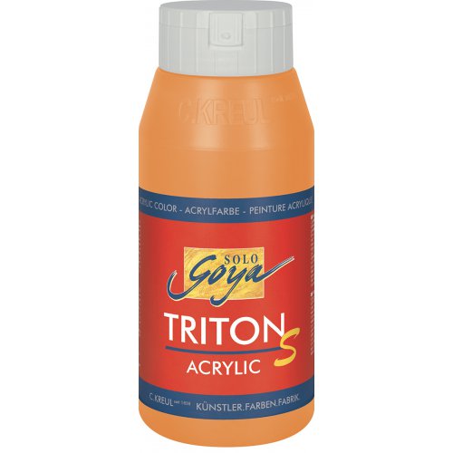 Akrylová barva TRITON SOLO GOYA lesk 750 ml ORANŽOVÁ