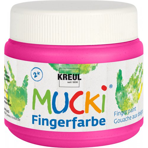 Prstová barva MUCKI 150 ml RŮŽOVÁ