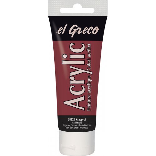 Akrylová barva EL GRECO 75 ml MADDER LAKE