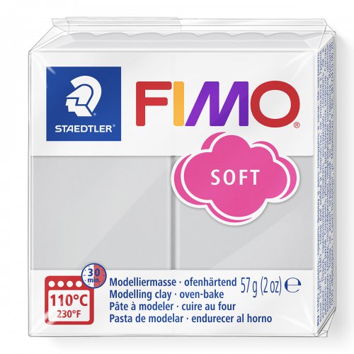 FIMO soft 57g ŠEDÁ