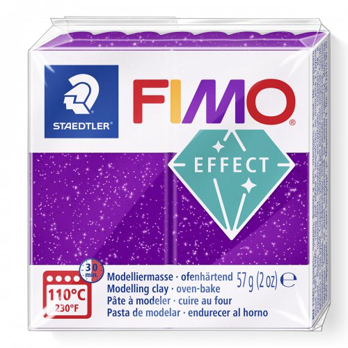 FIMO efekt 57g FIALOVÁ SE TŘPYTKAMI