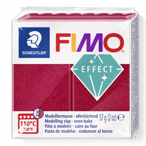 FIMO efekt 57g METALICKÁ RUBÍNOVÁ