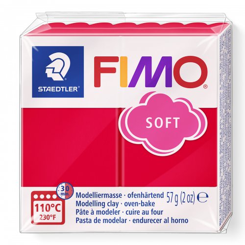 FIMO soft 57g ČERVENÁ